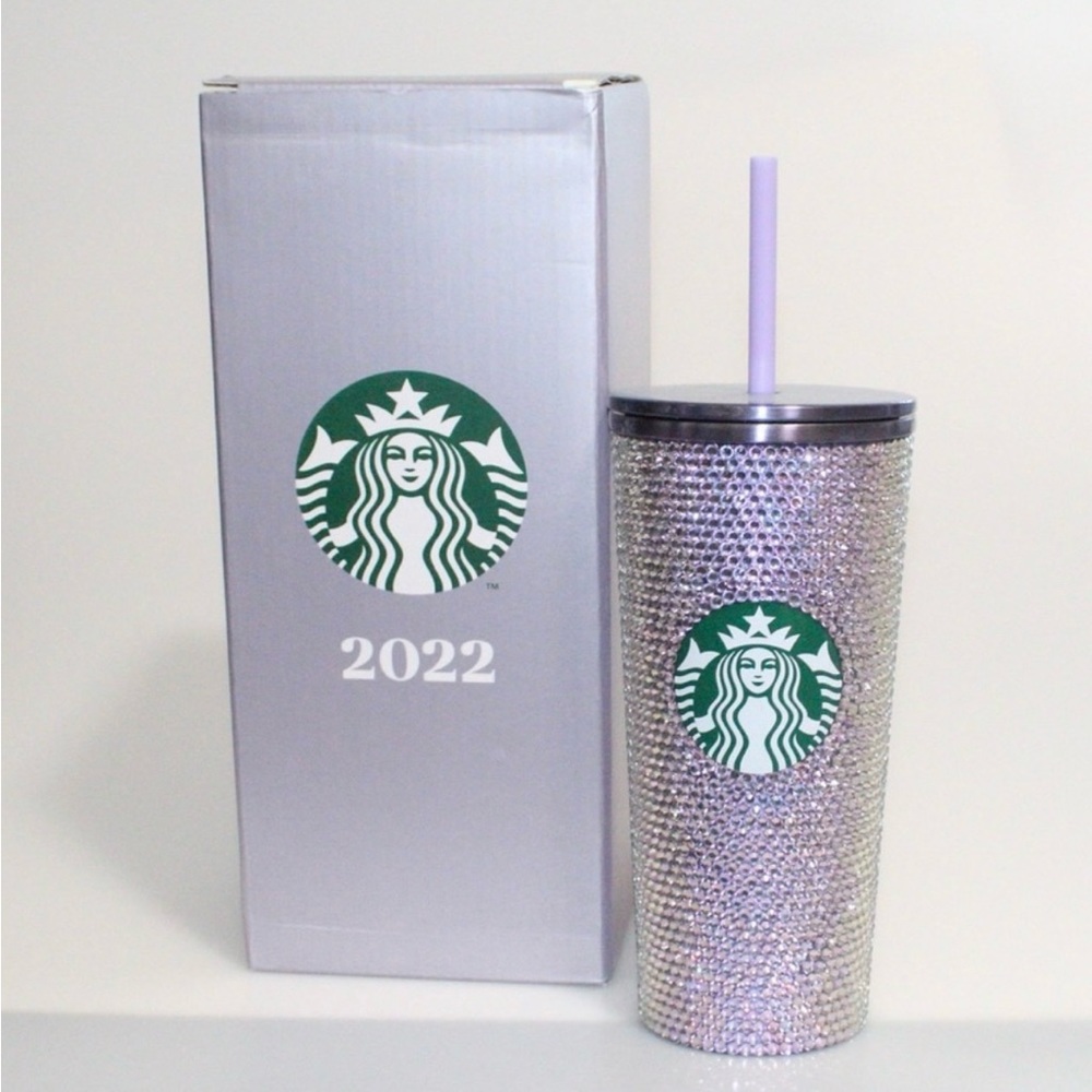2022 Starbucks Philippine 16oz Purple Rhinestone Tumbler